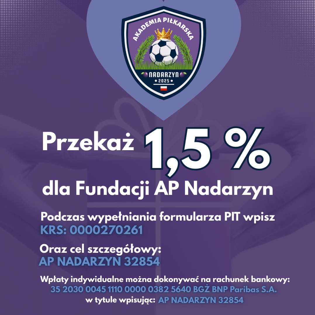 Przekaż 1,5% dla Fundacji AP Nadarzyn 